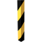 Crash guard angle | made of aluminium plate | indicating left | yellow / black